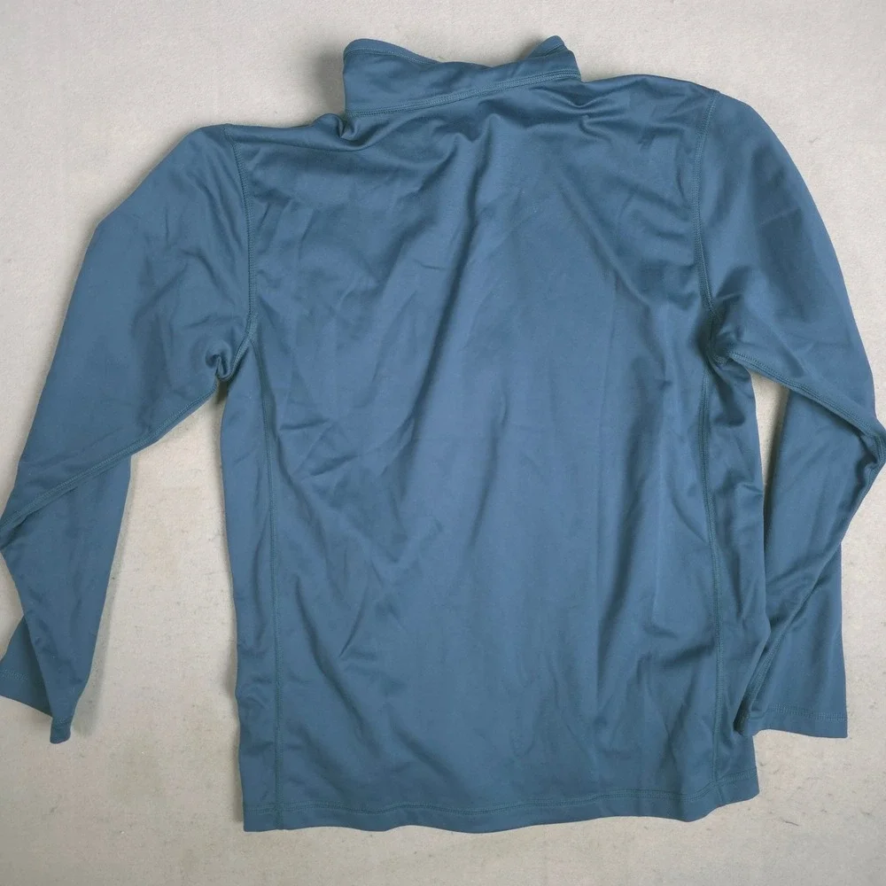 The North Face‎ Pullover Mens L Blue NDC Logo Long Sleeve 1/4 Zip